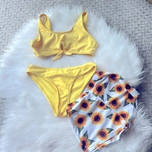 Cute girls Size 10 (3 piece) bikini